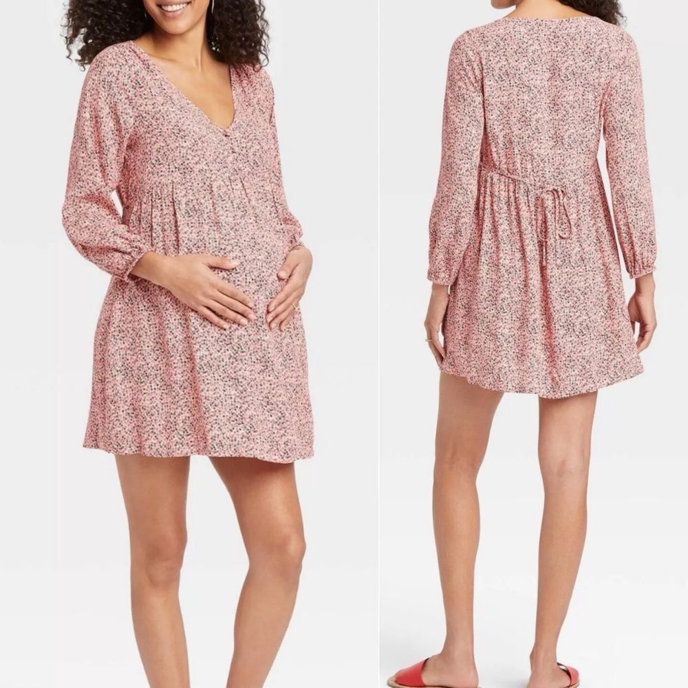 The Nines by Hatch Maternity Tunic Mini Dress Medium